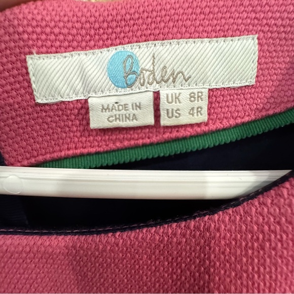 Boden Maisy Ottoman Dress. Pink. Size 4 - Picture 6 of 11